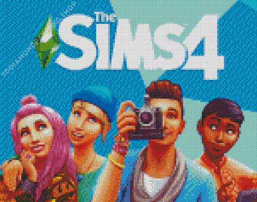 The Sims 4 Poster Diamond Paintings