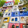 The View Of Hundertwasser House In Vienna Austria Diamond Paintings