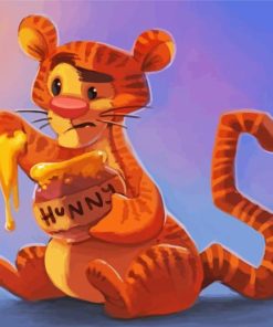 Tigger Character Art Diamond Paintings