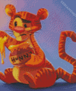 Tigger Character Art Diamond Paintings