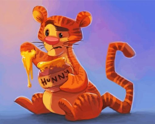 Tigger Character Art Diamond Paintings