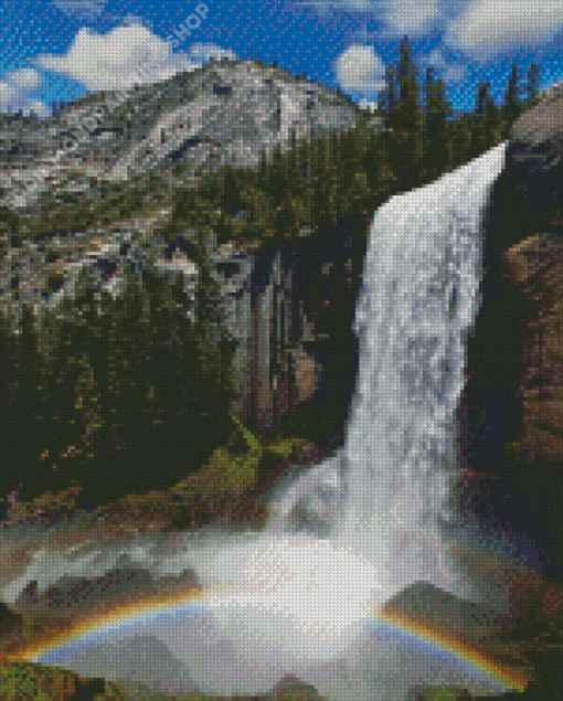 Vernal Waterfalls Diamond Paintings