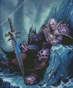 Video Game World Of Warcraft Lich King Diamond Paintings