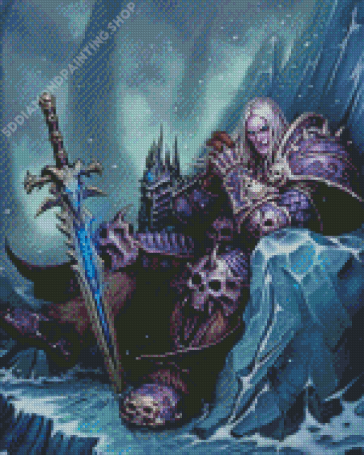 Video Game World Of Warcraft Lich King Diamond Paintings