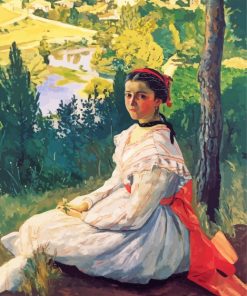 View Of The Village By Frederic Bazille Diamond Paintings