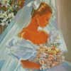 Vintage Wedding Bride Art Diamond Paintings