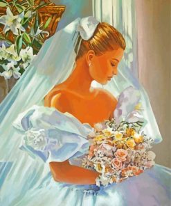 Vintage Wedding Bride Art Diamond Paintings