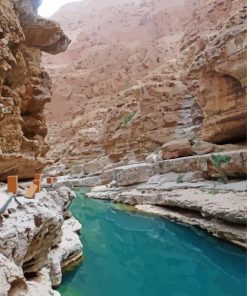 Wadi Ash Shab Oman Diamond Paintings