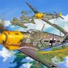 War Messerschmitt Bf 109 Diamond Paintings