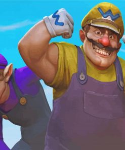 Wario Cartoon Art Diamond Paintings