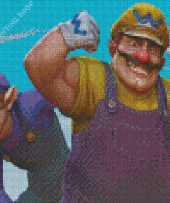 Wario Cartoon Art Diamond Paintings