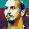 Zlatan Ibrahimovic Pop Art Diamond Paintings