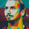 Zlatan Ibrahimovic Pop Art Diamond Paintings