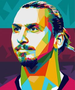 Zlatan Ibrahimovic Pop Art Diamond Paintings