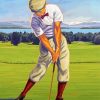 Aesthetic Hickory Golf Player Diamond Paintings