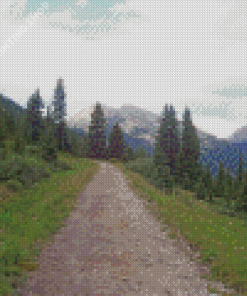 Aesthetic Mountain Trail Diamond Paintings