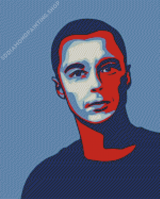 Aesthetic Sheldon Cooper Diamond Paintings