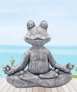 Aesthetic Yoga Frog Diamond Paintings