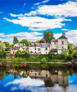 Aesthetic Chinon Building Diamond Paintings