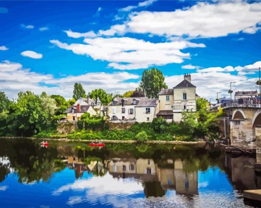 Aesthetic Chinon Building Diamond Paintings