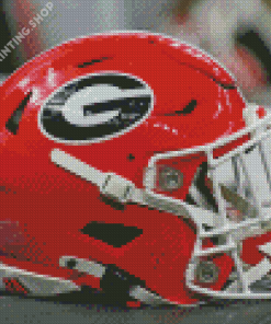 Georgia Bulldogs Helmet Diamond Paintings