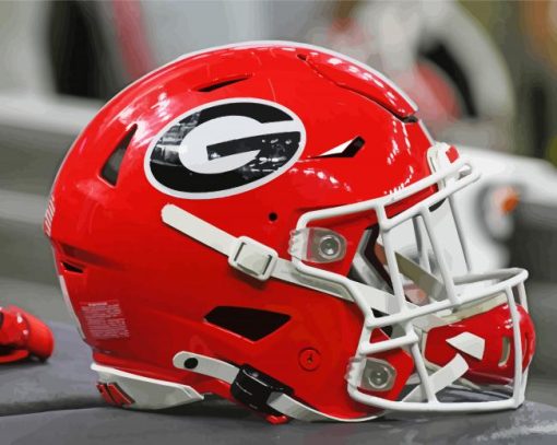 Georgia Bulldogs Helmet Diamond Paintings