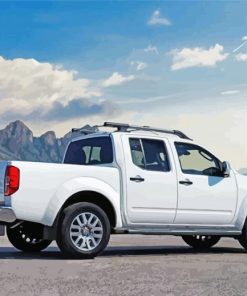 Aesthetic White Nissan Navara D40 Diamond Paintings