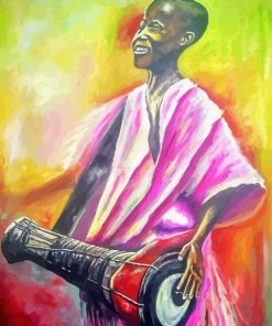 African Drummer Boy Diamond Paintings