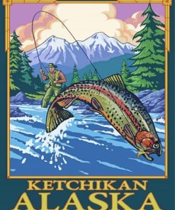 Alaska Ketchikan Poster Diamond Paintings