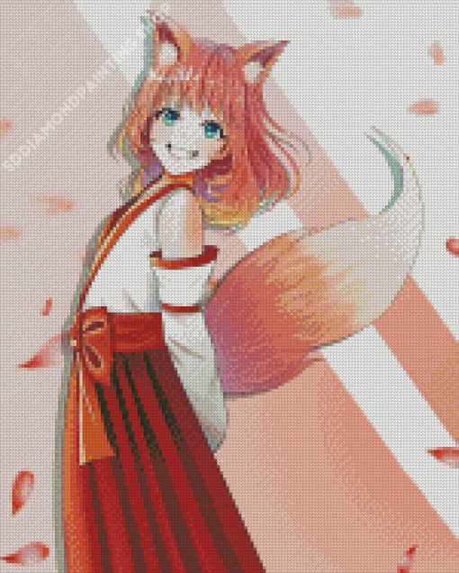 Anime Human Fox Diamond Paintings