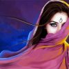 Arabic Veiled Woman Diamond Paintings