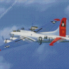 B17 Aluminum Overcast Bomber Diamond Paintings