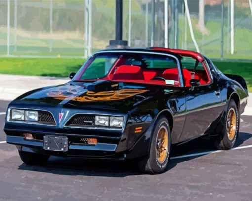 Black 78 Trans Am Diamond Paintings