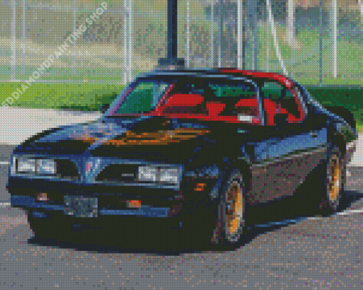 Black 78 Trans Am Diamond Paintings