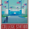 College Station Poster Diamond Paintings