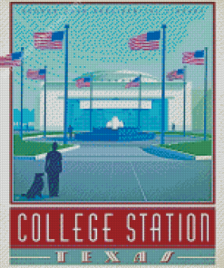 College Station Poster Diamond Paintings