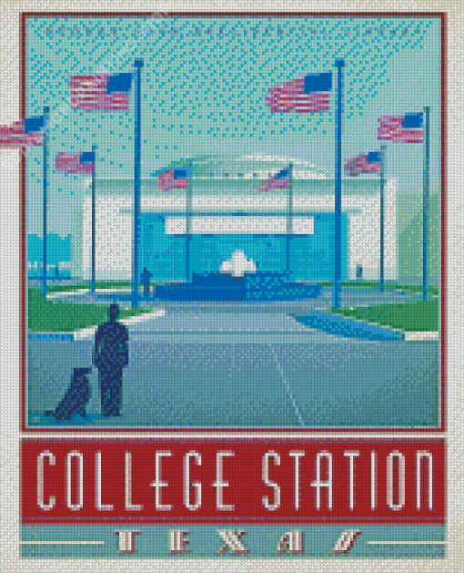 College Station Poster Diamond Paintings