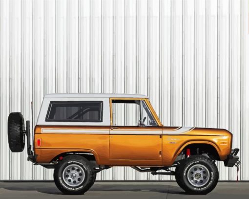 Cool 1977 Bronco Four Wheel Drive Diamond Paintings