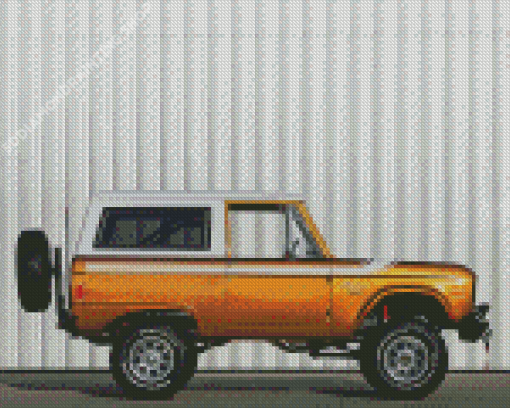 Cool 1977 Bronco Four Wheel Drive Diamond Paintings