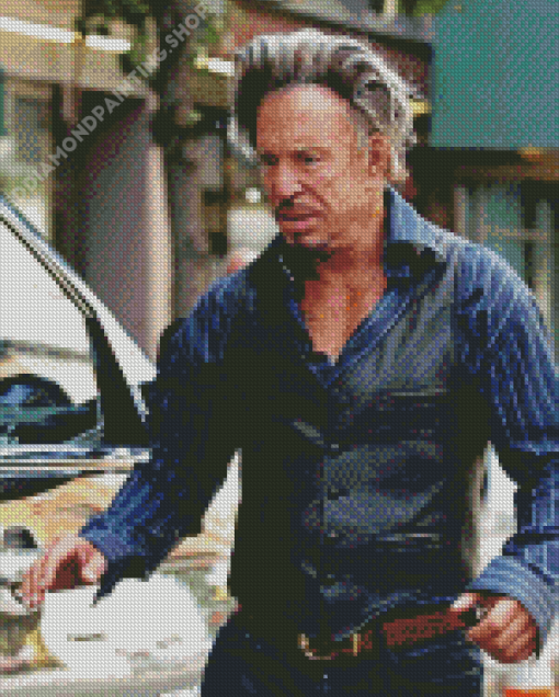 Cool Mickey Rourke Diamond Paintings