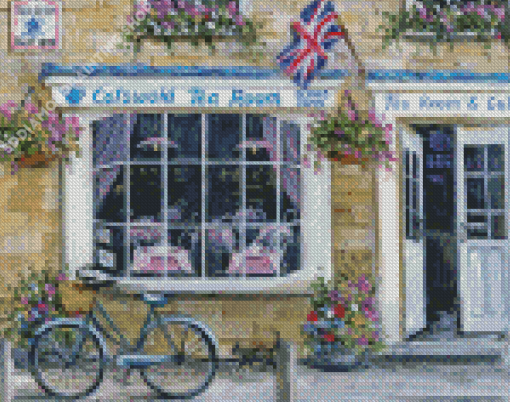 Cotswold Tea Room Diamond Paintings