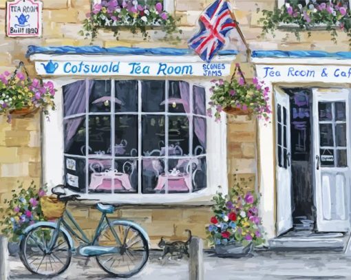 Cotswold Tea Room Diamond Paintings