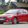 Dark Red Hyundai Verna Car Diamond Paintings