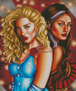 Donatella And Scarlett Caraval Diamond Paintings