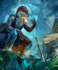 Fantasy Forest Warrior Diamond Paintings