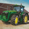 Farm John Deere Tractor Diamond Paintings