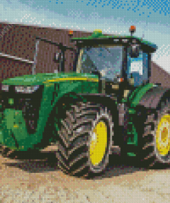 Farm John Deere Tractor Diamond Paintings