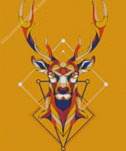 Geomatric Design Deer Diamond Paintings