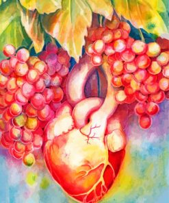 Grapevines Heart Art Diamond Paintings