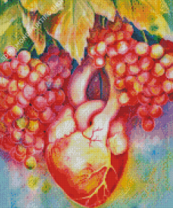 Grapevines Heart Art Diamond Paintings